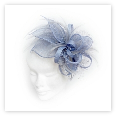 Dainty Bespoke Handmade Wedding and Races Fascinator available in many colours with samples available.